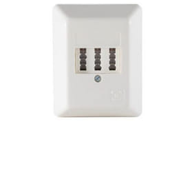 shiverpeaks BS74050W prise de courant Blanc