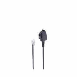 shiverpeaks BS70000-3, 3 m, TAE (F), RJ-11, Noir, Mâle, Mâle