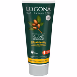 LOGONA Shine Conditioner, Femmes, Après-shampoing non-professionnel, Cheveux cassants, Cheveux abimés, Anti-frisottis, Nourri ...