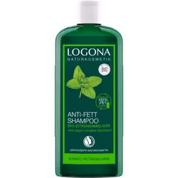 LOGONA Anti-fett Shampoo Bio-zitronenmelisse, 250 ml, Shampoing, Femmes, Cheveux gras, Toutes les couleurs, Protection, Apais ...
