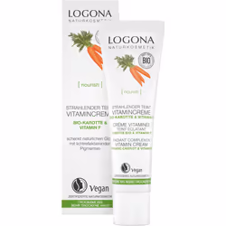 LOGONA Carrot Vitamin Cream, Crème de jour, Femmes, Peau sèche, Visage, Anti-rides, Élasticité, Hydratant, Protection, Régéné ...