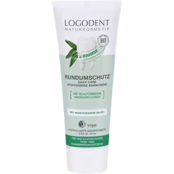 LOGONA 02511, Dentifrice anti plaque, 75 ml, Adulte, Menthe poivrée, Sage, Aqua (Water), Glycerin, Hydrated Silica, Xylitol, ...