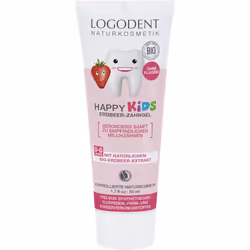 LOGONA 02520, Dentifrice anti plaque, 50 ml, Enfants, Camomille, Aqua (Water), Sorbitol, Glycerin, Hydrated Silica, Xylitol, ...