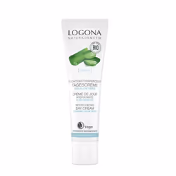 LOGONA Moisturizing Day Cream Organic Aloe Vera Crème de jour Decollete, Visage, Cou 30 ml