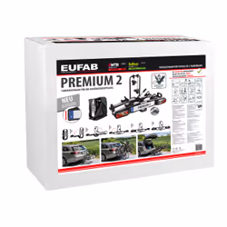 EUFAB PREMIUM II Porte-vélo pour voiture Porte-vélo hayon arrière Noir, Gris - Vue supplémentaire 6