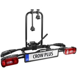 Porte-vélos sur attelage pliable 2 velos Eufab Crow Plus