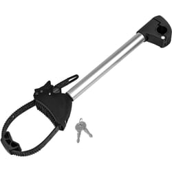 Eufab - Porte-vélo : Fixe-cadre Long Amovible ø 25 + 30 Mm Antivol Avec Collier De Serrage - Porte-vélos