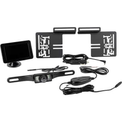 Système de recul vidéo sans fil lignes de guidage pied à ventouse, support de marquage noir D945131 - Eufab