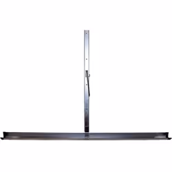 Informations techniques Couleur : argent Dimensions produit, hauteur : 960 mm Longueur : 1500 mm Matériau : acier Matériau (d ...