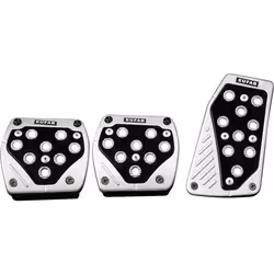 Pédale sport Eufab 17160 aluminium noir