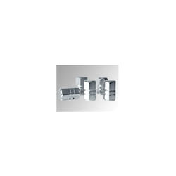 Eufab - lot de 5 bouchons de valve - aluminium - chromé 17272
