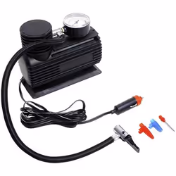 Compresseur - Universel - 12V - 17Bar - 3 adaptateurs - 15x65x13 cm