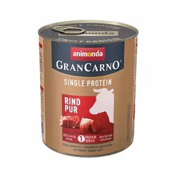 animonda GranCarno 82432, Adulte, Toutes races, Bœuf, 800 g, Sans sucre, Sans soja