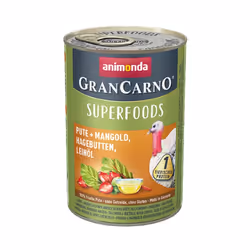 animonda GranCarno 82438, Adulte, Toutes races, Cynorrhodon, Turquie, 400 g, Sans sucre, Sans soja