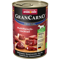animonda GranCarno Original Bœuf, Poulet, Jeu, Dinde Adulte 400 g
