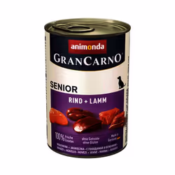 animonda GranCarno 82737, Adulte, Toutes races, Bœuf, Agneau, 400 g, Sans sucre, Sans soja