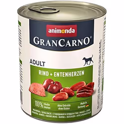 animonda GranCarno Original, Adulte, Bœuf, Canard, 800 g, Sans sucre, Sans soja