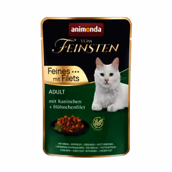animonda Vom Feinsten 83065, Adulte, Toutes races, Poulet, Lapin, 85 g, Sans grain, Sans soja