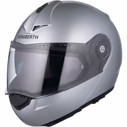Schuberth C3 Pro Silver Casque, argent, taille S pour Hommes