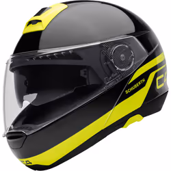 Schuberth C4 Pulse Casque, noir-jaune, taille XS pour Hommes
