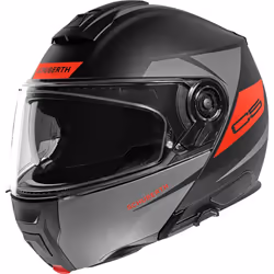 Schuberth C5 Eclipse Casque, noir-gris, taille 2XL pour Hommes