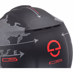 Schuberth C5 Globe Casque, noir-gris, taille L pour Hommes