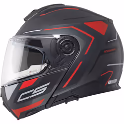 Schuberth C5 Omega Casque, noir-gris-rouge, taille M pour Hommes - Vue supplémentaire 6