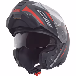 Schuberth C5 Omega Casque, noir-gris-rouge, taille L pour Hommes - Vue supplémentaire 5