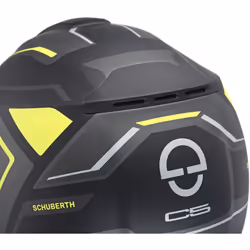 Schuberth C5 Omega Casque, noir-jaune, taille S pour Hommes