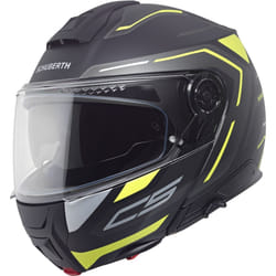 Schuberth C5 Omega Casque, noir-jaune, taille L pour Hommes