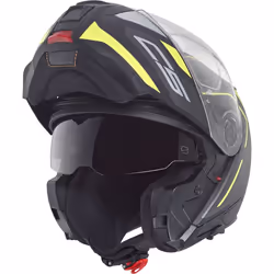 Schuberth C5 Omega Casque, noir-jaune, taille XL pour Hommes