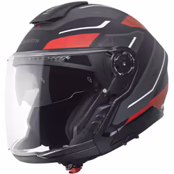 Schuberth J2 Sigma Casque jet, noir-gris-rouge, taille 53 pour Hommes - Vue supplémentaire 2