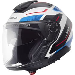 Schuberth J2 Sigma Casque jet, blanc-rouge-bleu, taille S pour Hommes