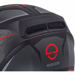Schuberth S3 Apex Casque, noir-gris-rouge, taille L pour Hommes