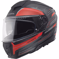 Schuberth S3 Apex Casque, noir-gris-rouge, taille XL pour Hommes