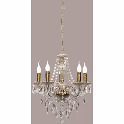 Lustre baroque 5 lampes Nous vous proposons ce chandelier tendance et original qui s'intégrera parfaitement dans un intérieur ...