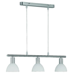 Trio Lampe à Suspension DETROIT Nickel Mat