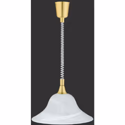 Lampe suspendue Indice de protection intérieur IP 20. Dimensions : H 160 D.39cm Couleur structure laiton structure du matéria ...