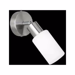 Spot lamp ; Indice de protection intérieur IP 20. Dimensions : H 19,5 cm. D.8cm Couleur de la structure chrome structure du m ...