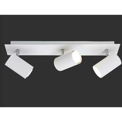 Trio - Marley 3 spots ceiling mount gu10 35w metal white 802400301