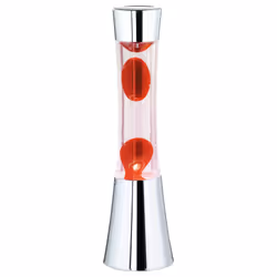 TRIO Lava, Chrome, Rose, Transparent, Verre, Métal, IP20, II, GY6.35, 1 ampoule(s)