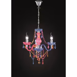 Lustre baroque 3 lampes. Nous vous proposons ce chandelier tendance et original qui s'integrera parfaitement dans un intèrieu ...