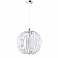 puissance maxi : 60W Attaque : E27 Indice de protection : IP20 Matière : Acrylique/plastique Couleur : Transparent transparen ...