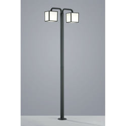 Lampe de jardin 2xE27 Cubango Anthracite IP54 Trio Lighting