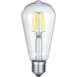 Ampoule, Ampoule longue led E27 Déco filament 600 lm 6W en Verre Trio