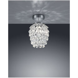 Petit Plafonnier Décoratif Petty Grape Gems Chrome Ø20 cm Trio Lighting