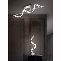 TRIO SYDNEY éclairage de plafond Chrome LED