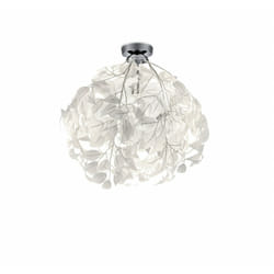 Plafonnier Décoratif Lavable Feuilles Blanches Leavy Trio Lighting