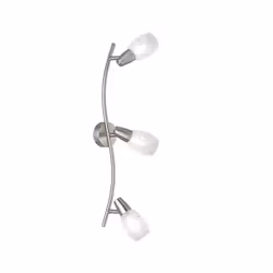 Trio Lighting COLMAR, 3 ampoule(s), E14, IP20, Nickel, Transparent