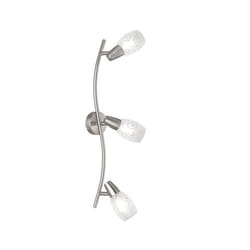 Trio Lighting COLMAR éclairage de plafond Nickel, Transparent E14